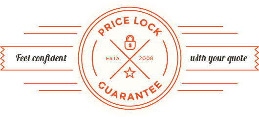 You will never pay more than 10% of what you were quoted! Feel confident with your quote price lock guarantee icon offered by packing and moving service EverSafe Moving Co. in Philadelphia, PA