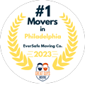 Great Guys Moving #1 Movers in Philadelphia badge - Eversafe Moving Co.